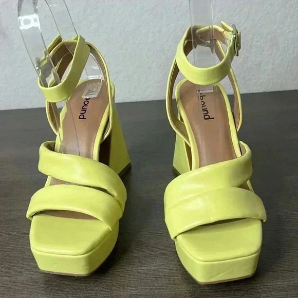 Abound Tracy Platform Sandals Size 5 - Picture 2 of 9